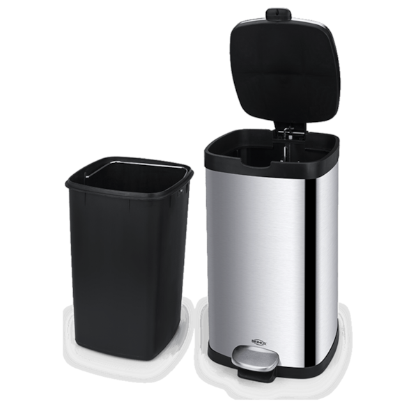Lixeira com Pedal Balde Frame em Aço Carbono 20L Inox 3066/101 Brinox-523f641c-9067-41e3-a436-b6f151034e98