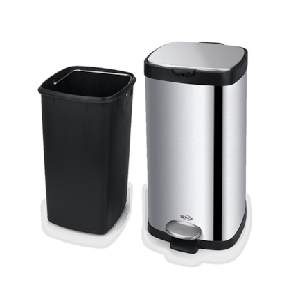 Lixeira com Pedal Balde Frame em Aço Carbono 20L Inox 3066/101 Brinox-6225d1cb-bae1-4227-96d4-ab08b5e7805d