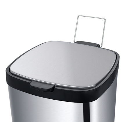 Lixeira com Pedal Balde Frame em Aço Carbono 20L Inox 3066/101 Brinox-b50860df-889c-47ab-bef9-f2a54e610f61