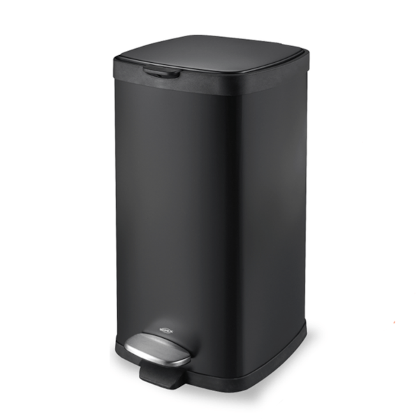 Lixeira com Pedal Balde Frame em Aço Carbono 20L Preto 3066/100 Brinox-5c78988c-c65e-48a1-9fad-c5ae081cdd66