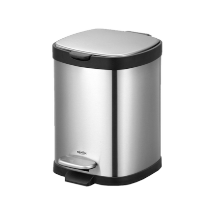 Lixeira com Pedal Balde Frame em Aço Carbono 6,0L Prata 3064/101 Brinox-7152abf8-550e-4512-8b6e-934a3ddf80cf