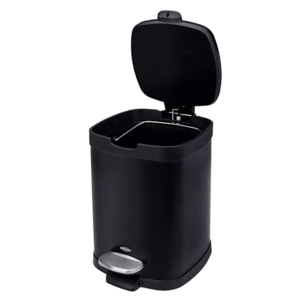 Lixeira com Pedal Balde Frame em Aço Carbono 6,0L Preto 3064/100 Brinox-d853dd14-dde1-4bc7-b929-1e0edfb37fe7