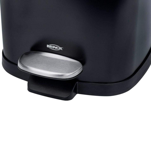 Lixeira com Pedal Balde Frame em Aço Carbono 6,0L Preto 3064/100 Brinox-b81455f1-afee-4e23-8b50-871d8ac83975