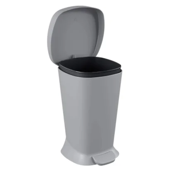 Lixeira com Pedal Borboleta 12LT Cinza Frio 10661/0499 Coza-66ecb3f9-7e0f-4a40-a8cf-359c03b16f04