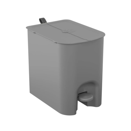 Lixeira com Pedal Borboleta 12LT Cinza Frio 10661/0499 Coza-b774850b-6ed5-4ce8-a111-395eb9e6467d