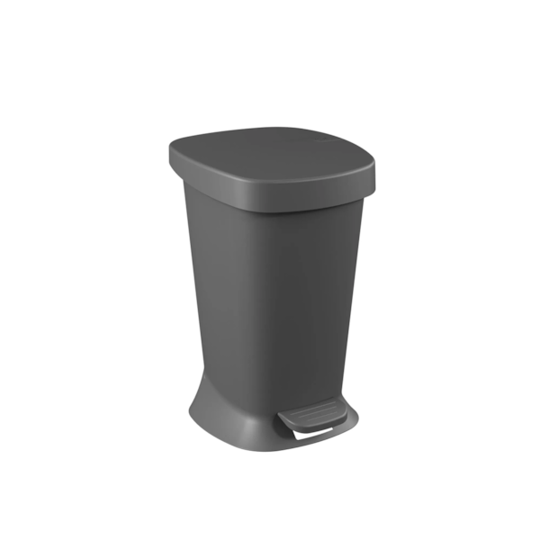 Lixeira com Pedal New Square 5LT Cinza Chumbo 104240536 Coza-f15005d9-0048-4fe2-b350-de9c8641b392