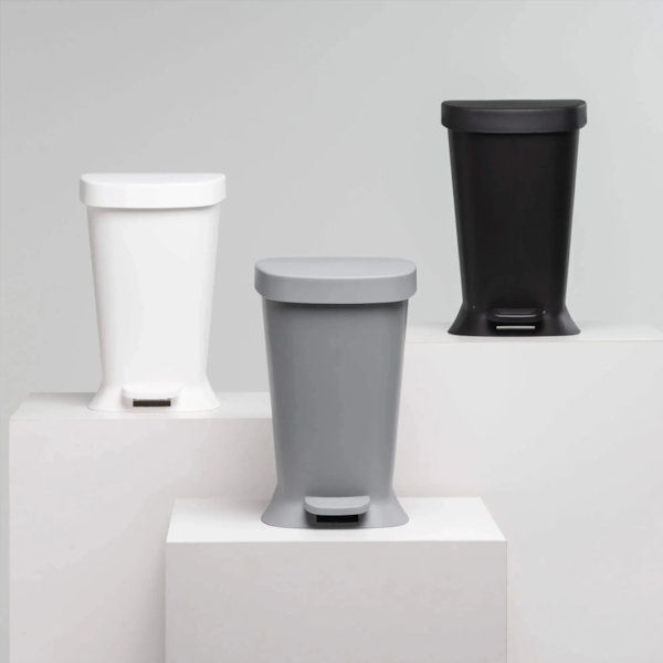 Lixeira com Pedal New Square 5LT Cinza Chumbo 104240536 Coza-736e197d-a91d-458a-b820-d612d72314f4