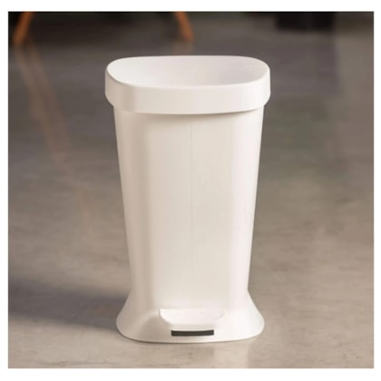 Lixeira com pedal new square 5LT cinza claro 10424/0468 Coza