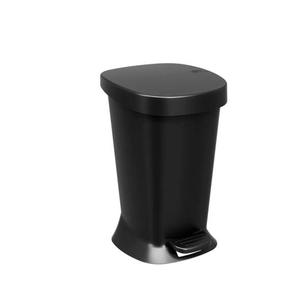 Lixeira com pedal new square 5LT preta 10424/0008 Coza-1c287592-1955-40a9-a3f4-6526604e01ca