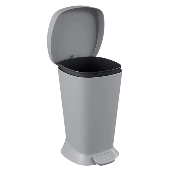 Lixeira com Pedal New Square Banho 5,0L Cinza Frio 10424/0499 Coza-049a6d18-d562-49f0-8667-72a65a8804f4