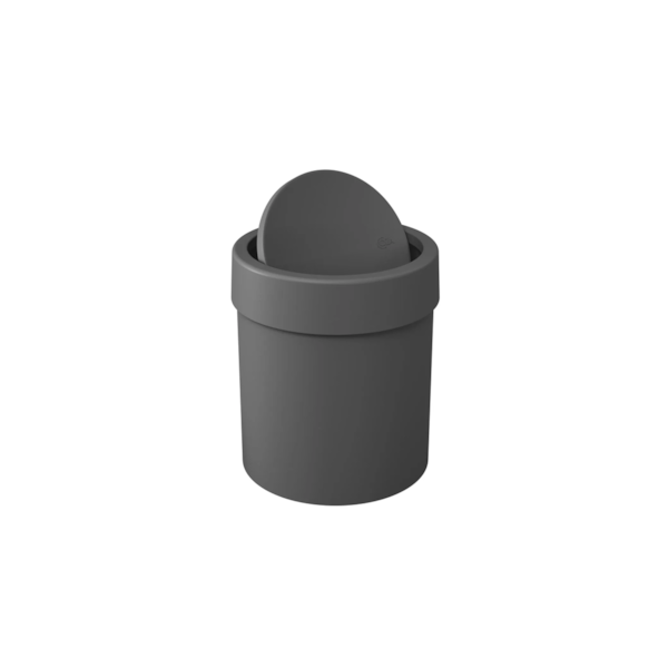 Lixeira com tampa basculante 5,4LT cinza chumbo 10945/0536 Coza-5a2379d1-a747-460b-8694-0727de30d6b6