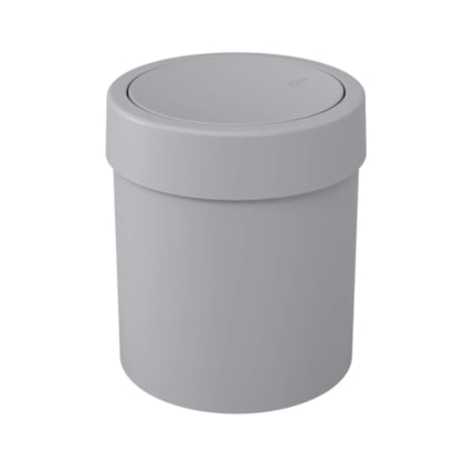 Lixeira com Tampa Basculante Basic 5,4L Cinza 10945/0499 Coza -3d98d210-cc2b-41a7-bbe5-3d7a2be484db
