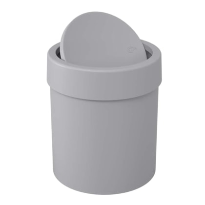 Lixeira com Tampa Basculante Basic 5,4L Cinza 10945/0499 Coza -94eeac48-896e-4cac-a1a1-a6e2c84e670d