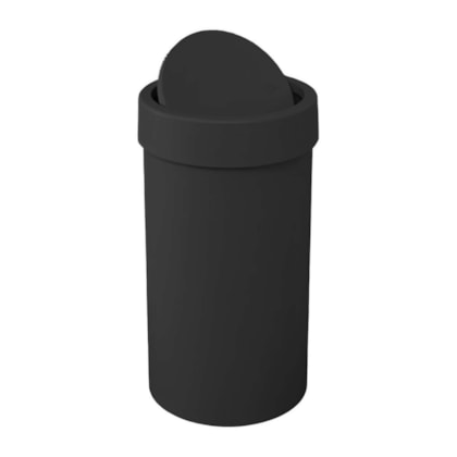 Lixeira com Tampa Basculante Basic 9,0L Preto 10946/0008 Coza-75ac76de-a099-4a30-a61b-5cddb4167952