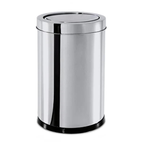 Lixeira com Tampa Basculante Decorline 18,5cm 7,8L Em Aço Inox 3032/206 Brinox-316ccff9-210e-45ac-8c24-42b82a4c3d2e