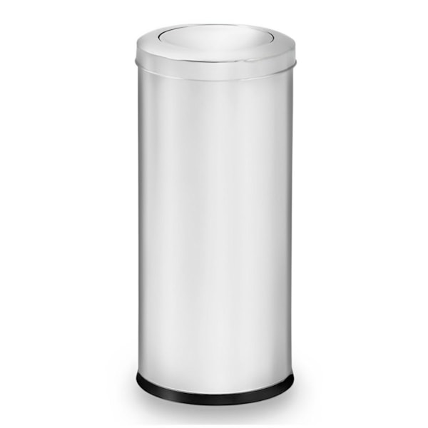 Lixeira com Tampa Basculante Decorline 25cm 28,0L Em Aço Inox 3032/204 Brinox-3f06f9fc-b2d3-4ab3-a0c6-b768e70fc939