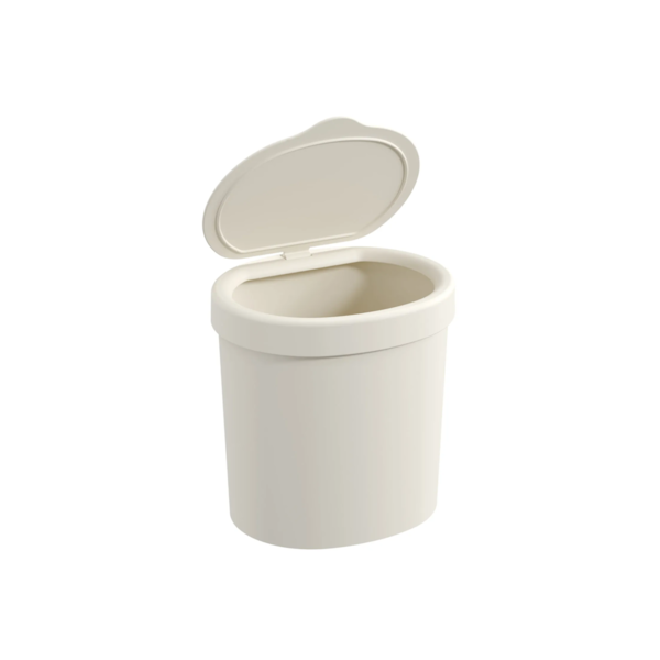 Lixeira com tampa basic 2,5LT cinza claro 10906/0468 Coza-2dcbe25f-622c-4fce-b6c9-fd9639ed4f61