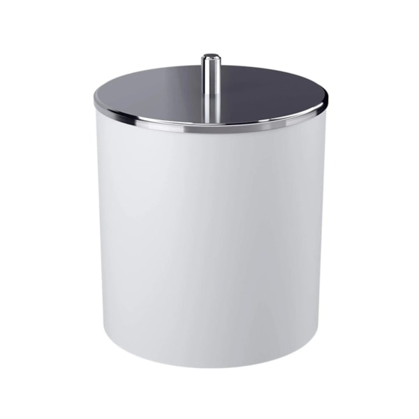 Lixeira Com Tampa Inox Home 4,6L Branco 10435/1007 Coza -70b48b61-4db7-4a9d-a579-e407da05f616