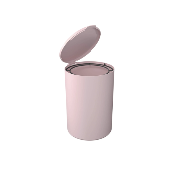 Lixeira com Tampa Serene 5LT Rosa Clay 131063537 Coza-0da7c6c7-12cd-44b6-8e18-8d034947ab0c