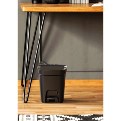 Lixeira Compact 7 Litros Polipropileno Preto 92851/009 Tramontina-57f49481-3eb3-42bd-b4b9-01d5cd14660e