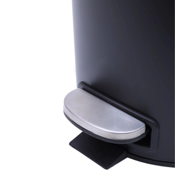 Lixeira Pedal Preta 5L Bambu 9443 Mimo Style-48871380-72ba-4301-a17d-a85fae87c402