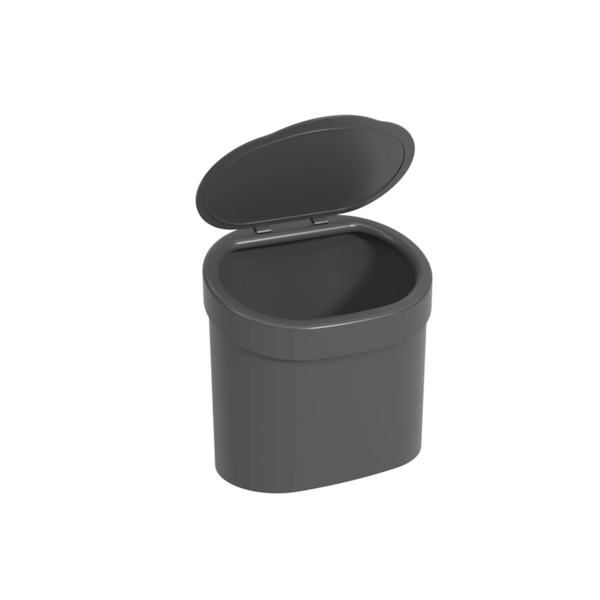 Lixeira Pia Tampa Basic 4LT Cinza Chumbo 10902/0536 Coza-eae36e87-26f2-490a-97e0-2a121323db66