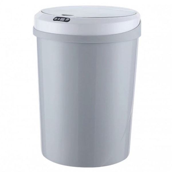 Lixeira Redonda Recarregável com Sensor de Proximidade 12 Litros Cinza GH105 Globalmix-110989f1-8ea9-4d18-bb8a-c19b251ca8ee