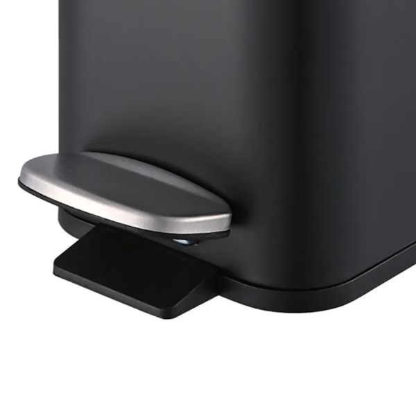 Lixeira Retangular Com Pedal Balde Frame em Aço Carbono 5,0L Preta 3064/103 Brinox-c7c8ad24-8308-4ebe-8309-cbcd76de1df8