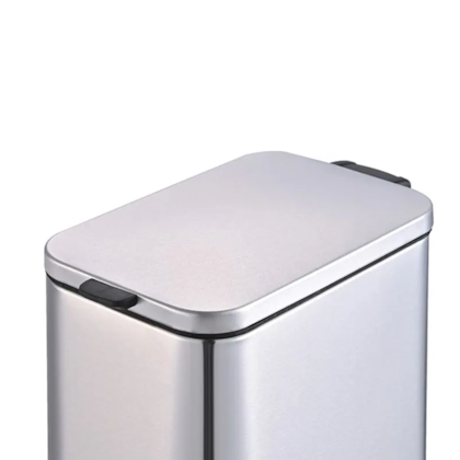 Lixeira Retangular Com Pedal Balde Frame em Aço Inox 5,0L Prata 3064/102 Brinox-6af1066a-6f01-4214-9d73-e1edaf64beef