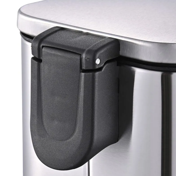 Lixeira Retangular Com Pedal Balde Frame em Aço Inox 5,0L Prata 3064/102 Brinox-1c0d2c2d-164d-4a38-94dc-a3ac4f55fc9a