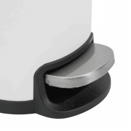 Lixeira Retangular Slim Branca Com Pedal Gh117 Globalmix-48c10937-ee1d-4ab7-b935-8237b8ac15f2