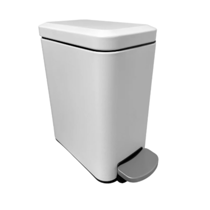 Lixeira Retangular Slim Branca Com Pedal Gh117 Globalmix-e2b896cb-acc1-4ba9-bbef-8ce9ec5fd19a