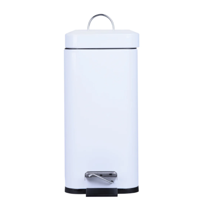 Lixeira Retangular Slim Ferro 5 Litros Branca 919403 Kala -c71b169b-e8b5-410d-ac23-7b3c2ada3f9c