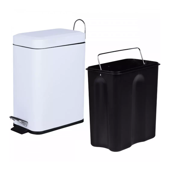 Lixeira Retangular Slim Ferro 5 Litros Branca 919403 Kala -e5e2b0ac-6b29-44ac-9e31-deffce0be5d1