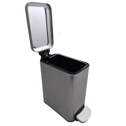 Lixeira Retangular Slim Inox 6L Pedal e Fechamento Suave Gh115 Globalmix-f3b6ad1b-0b8c-4598-9310-713cded6d0f9
