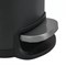 Lixeira Retangular Slim Preta 6L Com Pedal Fechamento Suave Gh116 Globalmix