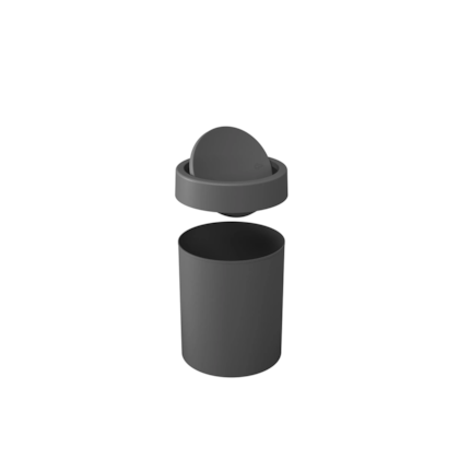 Lixeira Tampa Basculante 5,4LT Cinza Chumbo 109450536 Coza-dff688c3-c9a0-4a66-8a3d-55c515810421