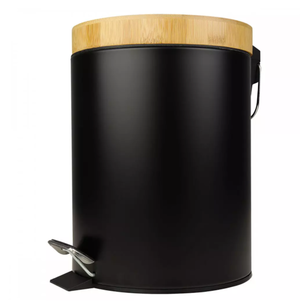 Lixeira Tampa de Bambu Preta 5L 293937 Kala -ddd2a5d6-fbc0-48df-b227-c0e0f4966732