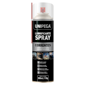Lubrificante p/ Corrente Spray 300ml / 170g EXP0534.0021 Unipega
