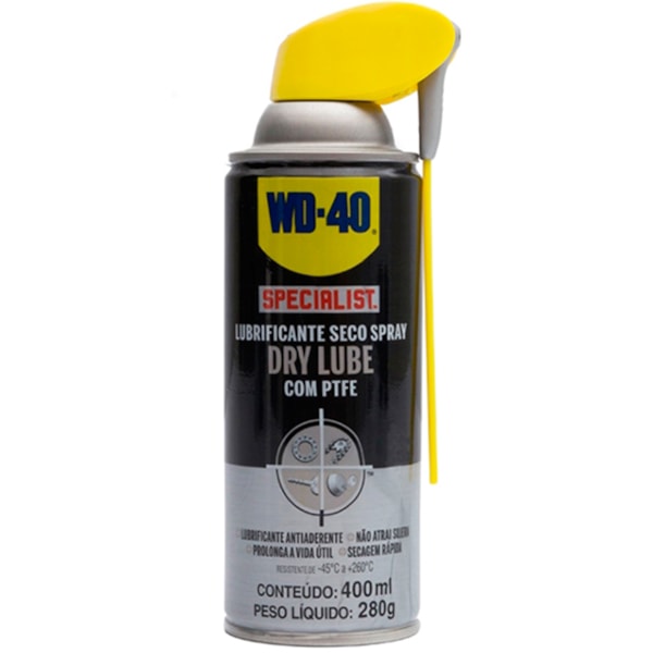 Lubrificante Seco Dry Lube Specialist Spray 400ml WD-40-bb2079bc-5a5c-474d-b300-92167f655854