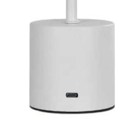Luminária Table Light Branco Recarregável Via USB-C Led Ajustável 310658 Nautika