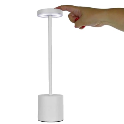 Luminária Table Light Branco Recarregável Via USB-C Led Ajustável 310658 Nautika-a3d0861a-f3dd-4316-bdad-e3cd90ff75a7
