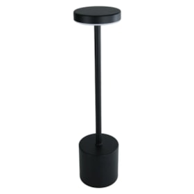 Luminária Table Light Preto Recarregável Via USB-C Led Ajustável 310658 Nautika