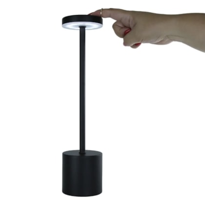 Luminária Table Light Preto Recarregável Via USB-C Led Ajustável 310658 Nautika-47a2f42b-eac9-4a04-a647-5691551f1c41
