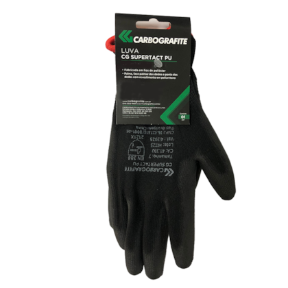 Luva CG Supertact PU Tam.8 CA41392 Preta 012642812 Carbografite-219dc098-3868-43e4-bfe1-29a5b9a34561