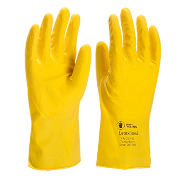 Luva de Látex Natural Antiderrapante Tam.7 CA25165 Yeling-a0ab6577-96be-46ea-b541-0a36ff6ae168