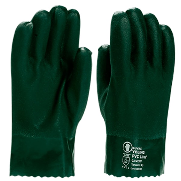 Luva PVC Cano Curto 26CM Tam. 9,5 CA27387 Yeling-8ac22037-8fbb-45d1-a770-ad074fbfdfc0