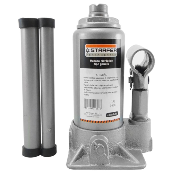 Macaco Hidráulico Tipo Garrafa 12 Toneladas Starfer-a20f11a7-5c3d-419d-91cb-e649976ca69b