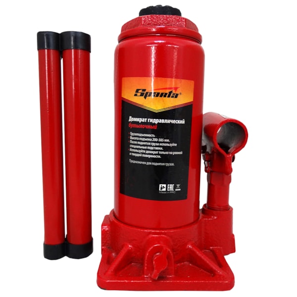 Macaco Tipo Garrafa 10 toneladas 385mm Sparta-4b3b7318-5301-451c-9321-5ed3920d3ea5