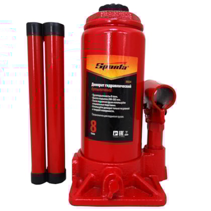 Macaco Tipo Garrafa 8 toneladas 385mm Sparta-a3598951-04f5-41fe-8e86-bcec7d7a8029